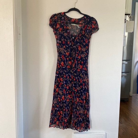 Urban Outfitters Kimchi Floral Midi Dress - Picture 1 of 5